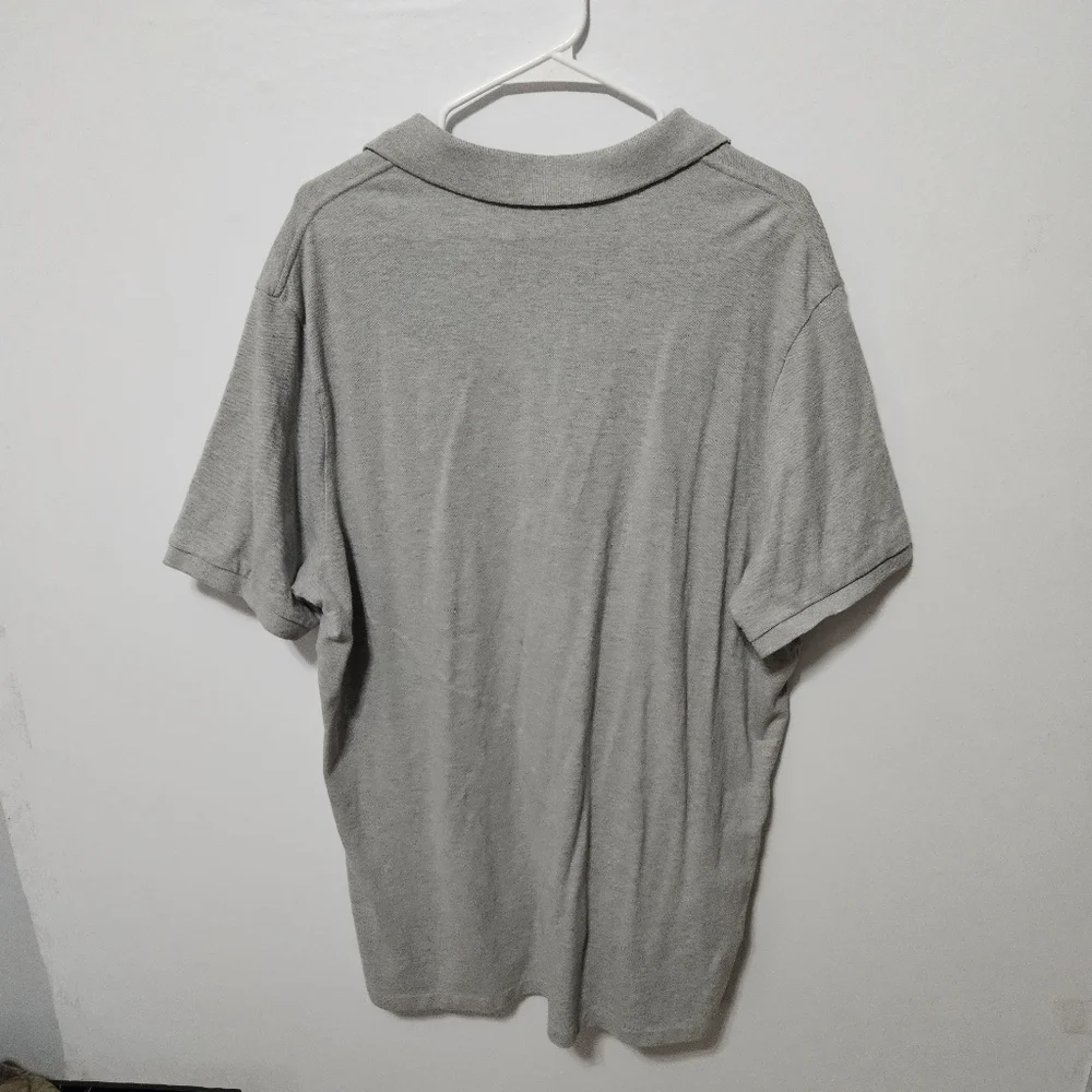 Ralph Lauren Polo Shirt Mens XL Gray Green Pony Golf Casual Short Sleeve